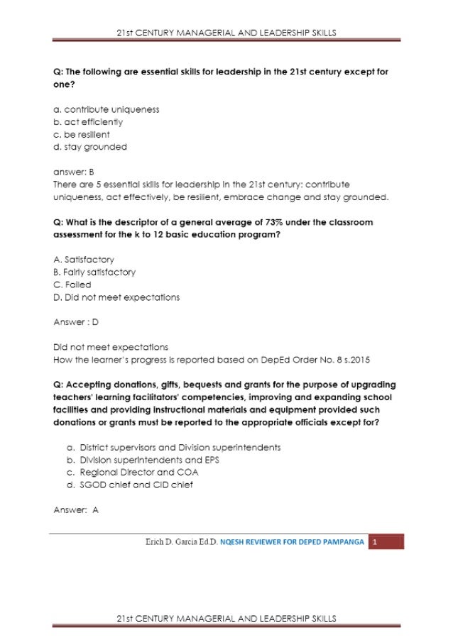 Essay On 21St Century Teachers