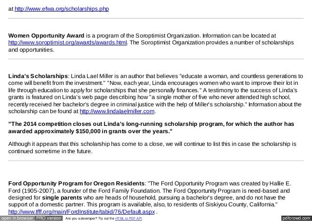 Scholarship essays for single mothers