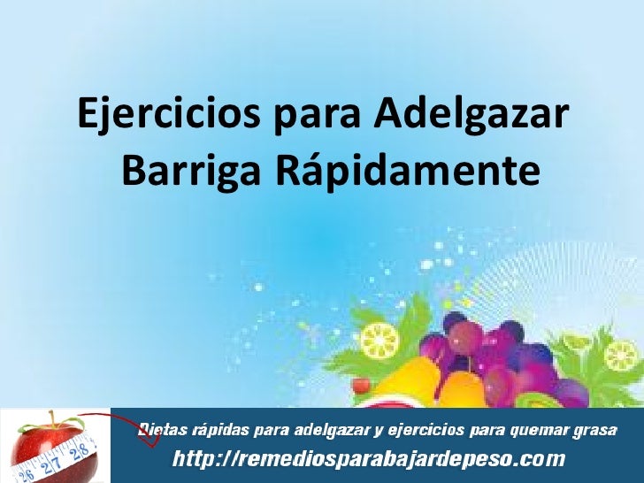 Ejercicios Para Adelgazar De Barriga