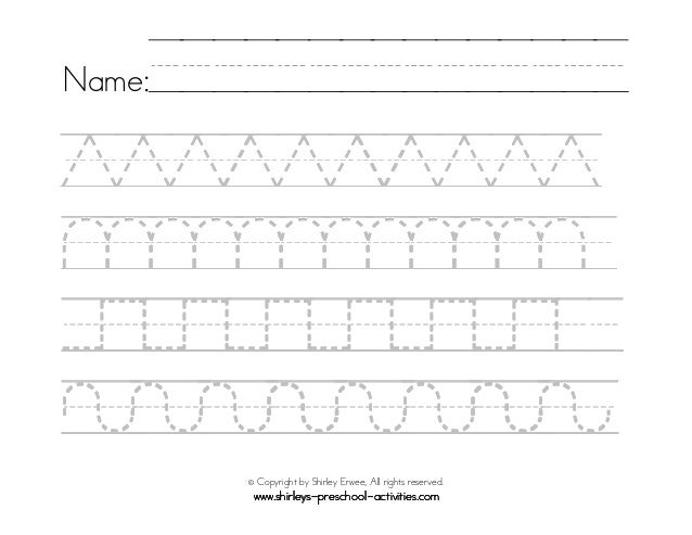 22 preschool printable-writing-patterns