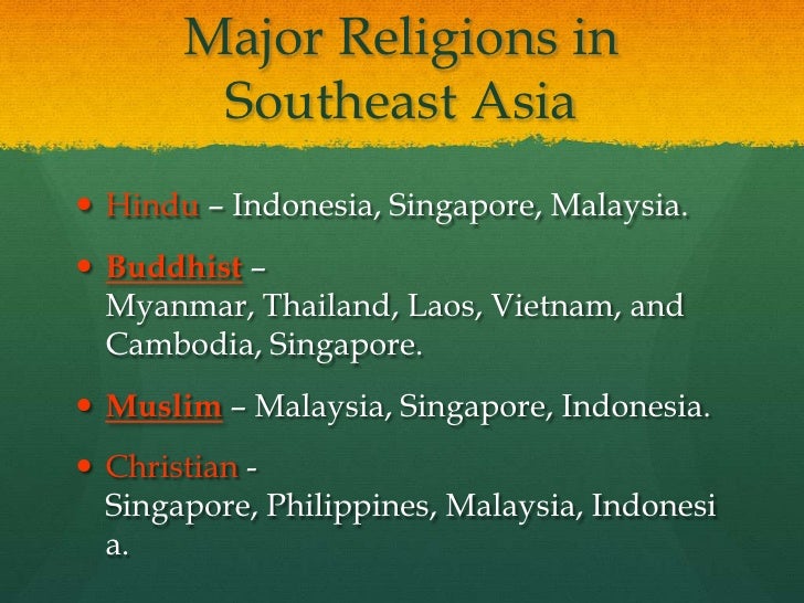 Southeast Asian Religions 41
