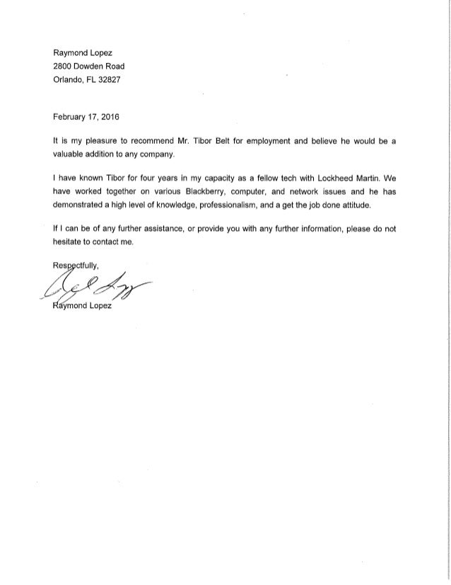 6+ Sample Recommendation Letter for Coworkers – PDF, Word