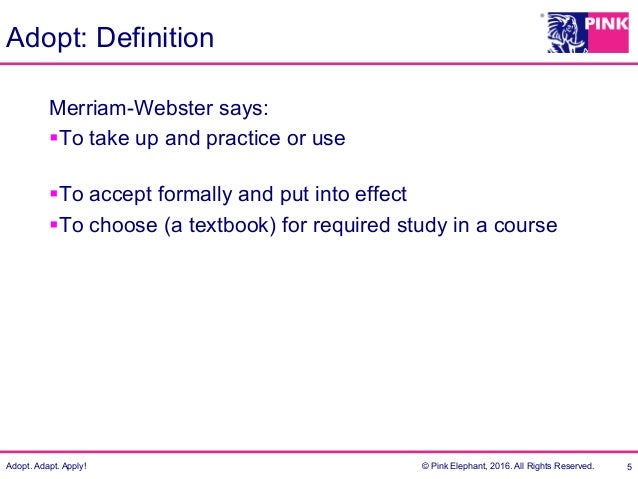 Definition by