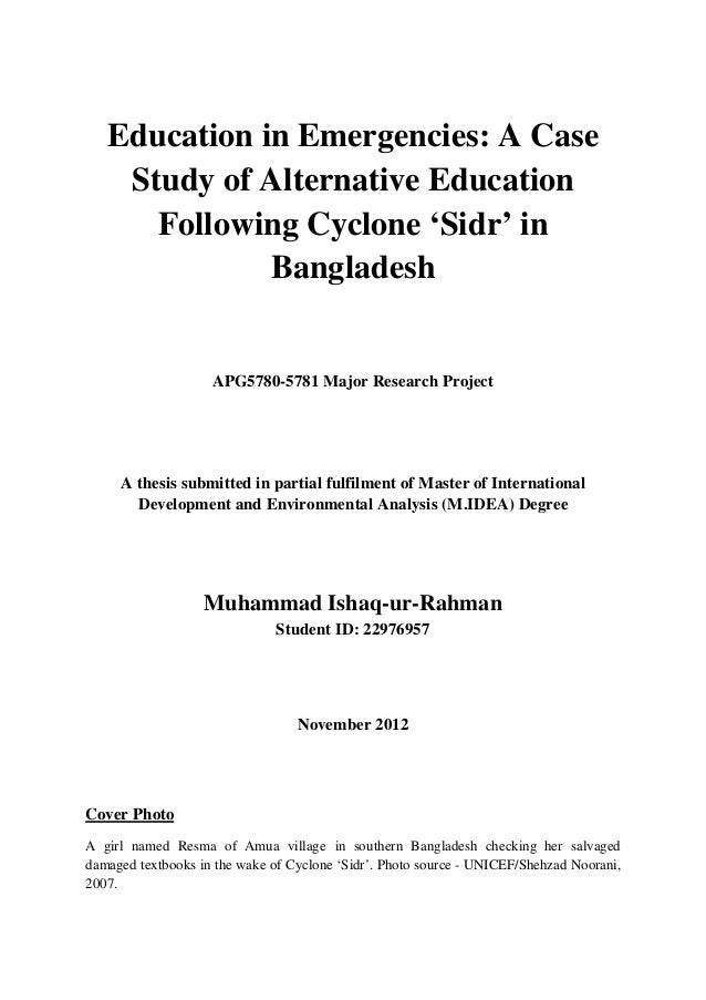 Chris Hart Masters Dissertation