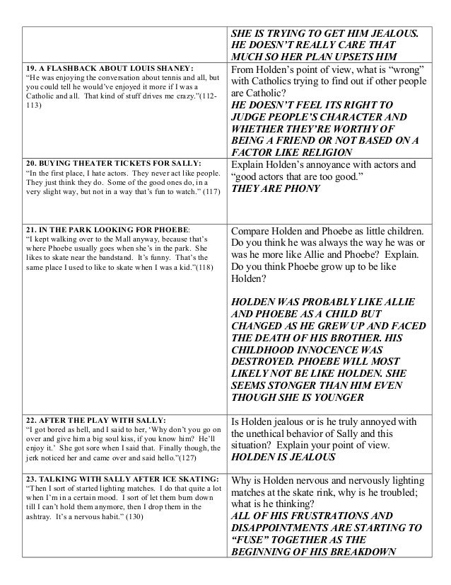 essay questions for the catcher in the rye essay questions for the catcher in the rye