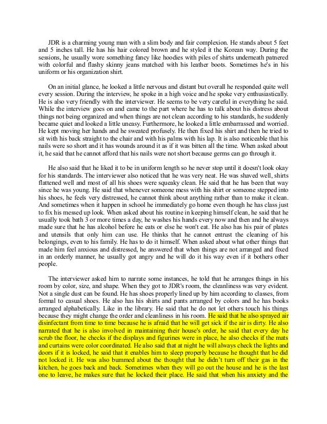 case study of a child with ocd Compulsive disorder (ocd) among children and adolescents yet, most children with 1990s, several open-trial and single-case studies have led to the. case study of a child with ocd Compulsive disorder (ocd) among children and adolescents yet, most children with 1990s, several open-trial and single-case studies have led to the.