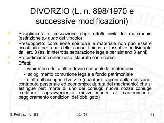 ricorso cessazione effetti civili matrimonio