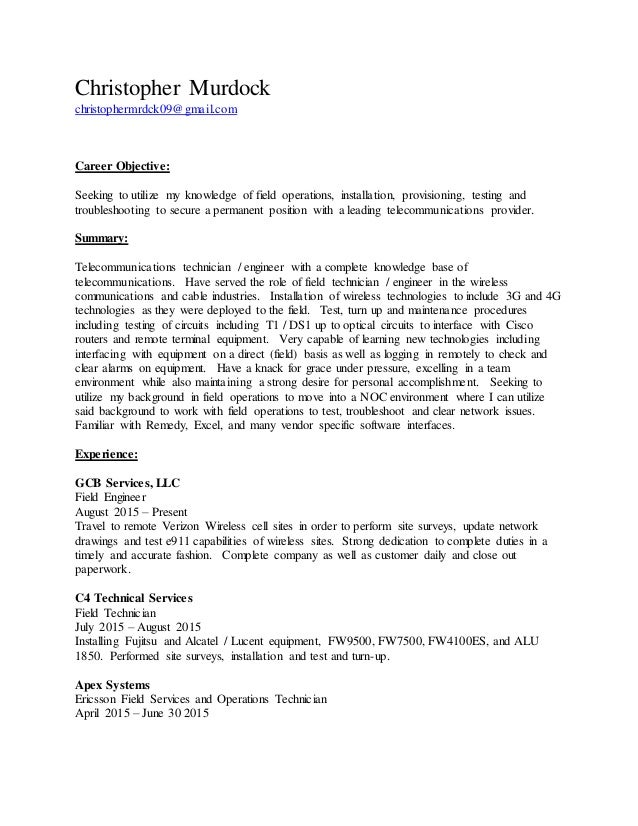 Resume Wariors Of The Net - Telecom Road Warrior Chris Murdock Resume 04 14 2016 resume wariors of the net telecom road warrior chris murdock resume 04 14 2016