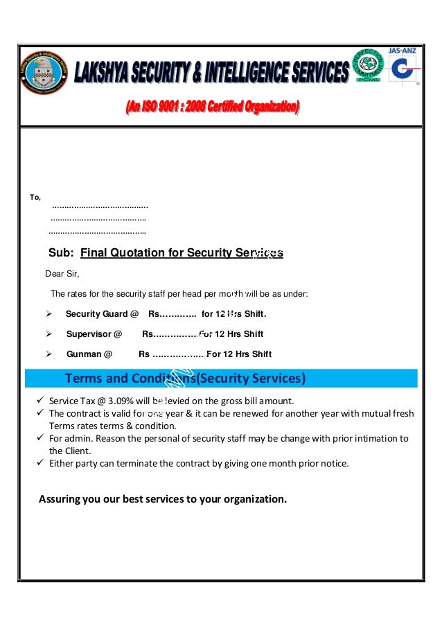 service termination letter sample