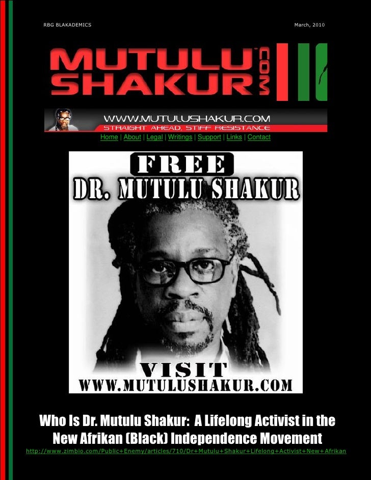 Who is Dr. Mutulu Shakur - a Lifelong Activist in the New Afrikan Ind…