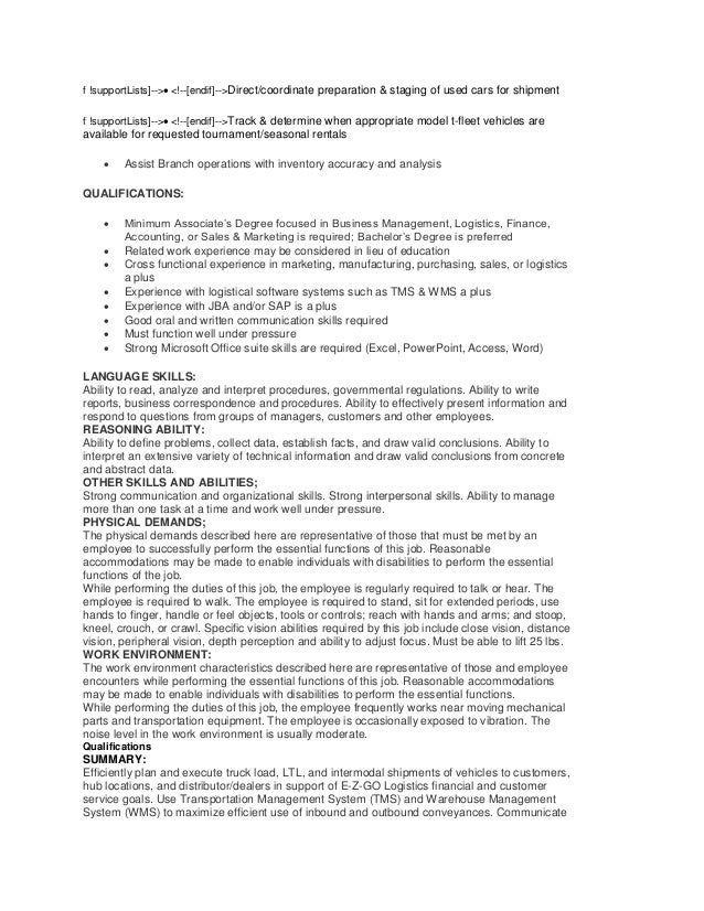Branch Logistics Manager Job Description branch-manager-job-description