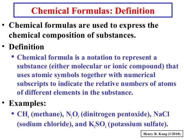 GC S009 Substances GC S009 Substances