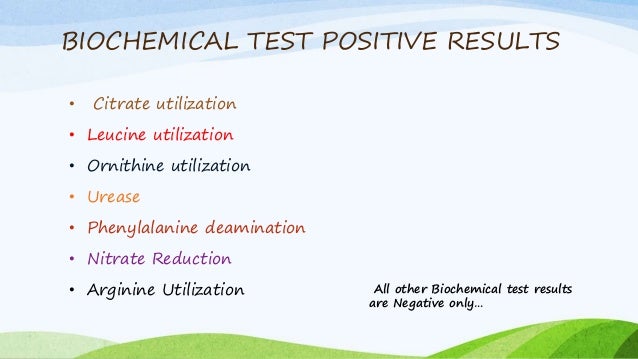 Biochemical testing image