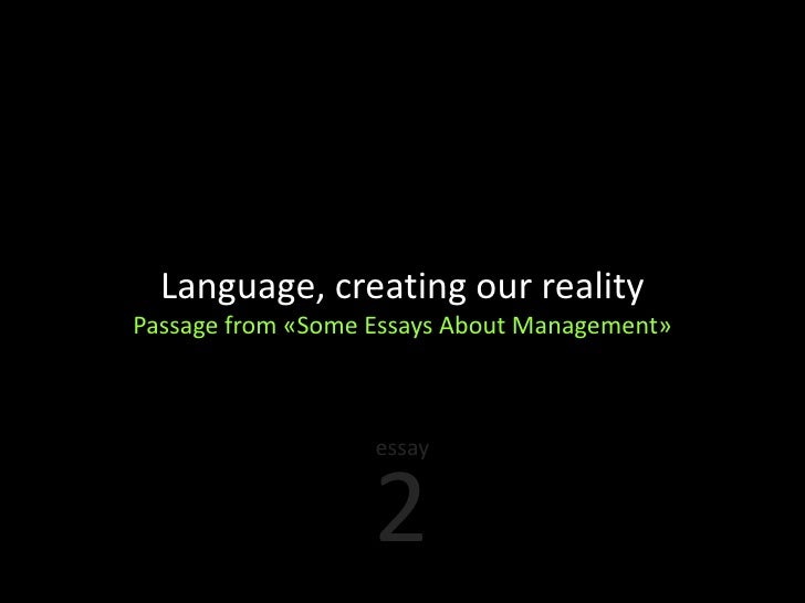 reality essays reality essays