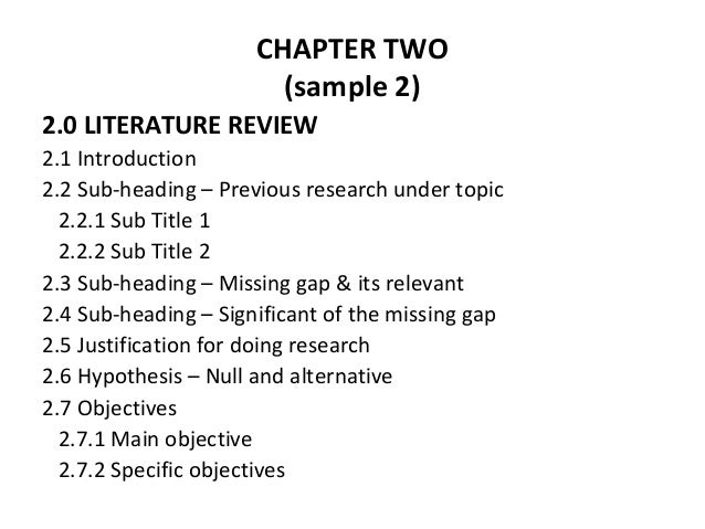 Doctoral dissertation subheadings