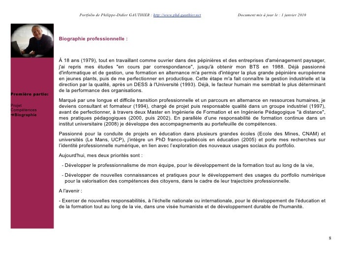 Exemple De Biographie Professionnelle  Woodwork Samples