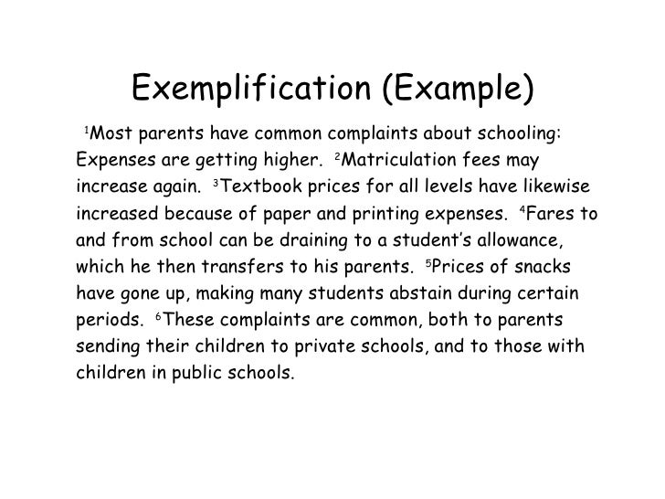 Exemplification essay: definition  examples   video 