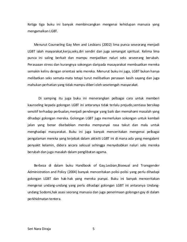 Dan Gay Lesbian Masyarakat Persepsi Terhadap