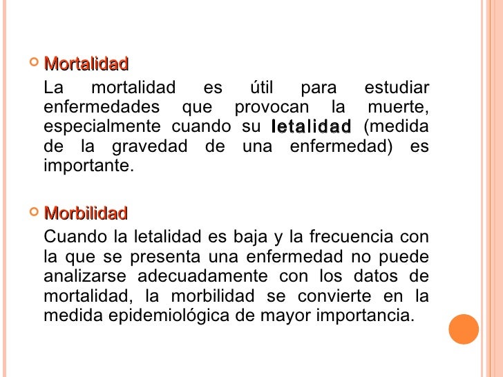 3 4 Medicion Morbilidad Mortalidad 3 4 Medicion Morbilidad Mortalidad
