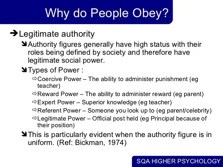 obedience to authority essay