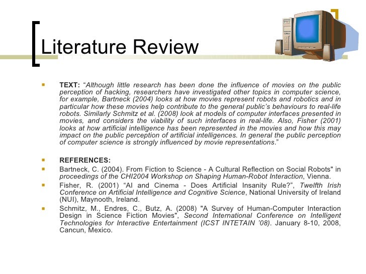 Example of a scientific literature review paper