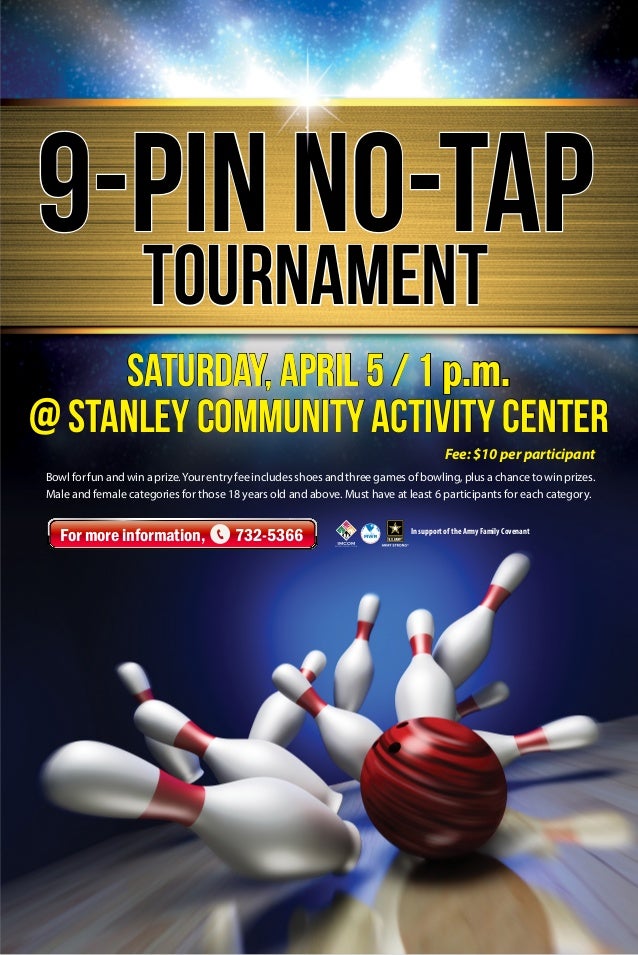 9 Pin No Tap Tournament