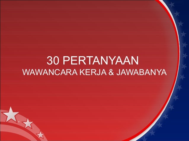 Pertanyaan wawancara forex jawaban