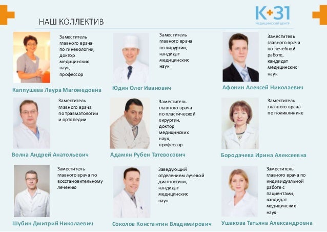 Основные помещения в детской поликлинике