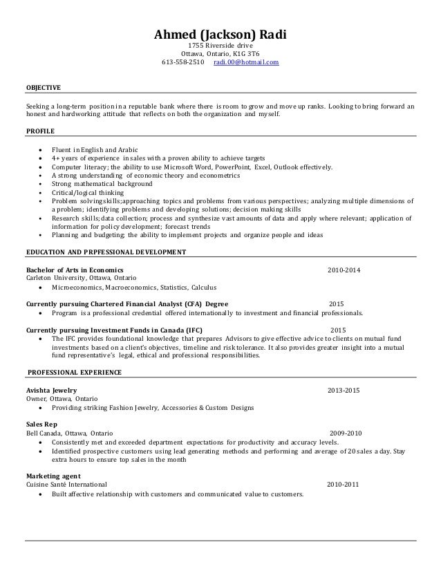 NEW UPDATED RESUME JAN 2015