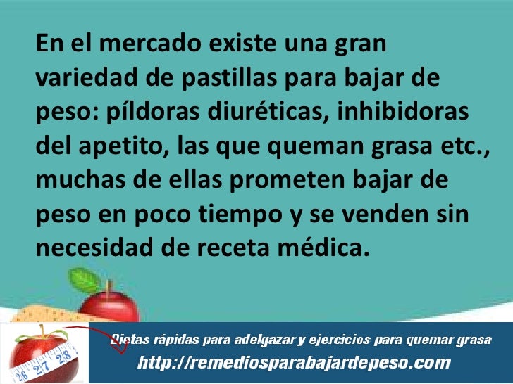 Pastillas Para Adelgazar Rapido Sin Receta En Mexico