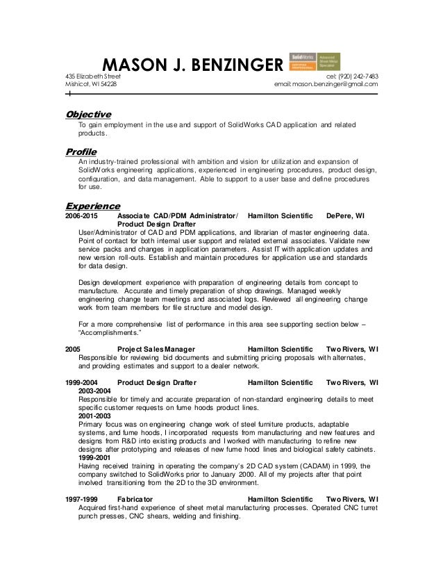 mason resume