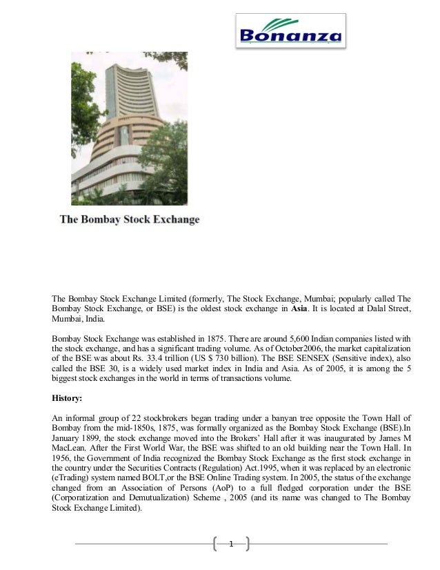 essay on national stock exchange Equity investment group is a company listed in the national stock exchange it has two main functional divisions namely the investment division. essay on national stock exchange Equity investment group is a company listed in the national stock exchange it has two main functional divisions namely the investment division.