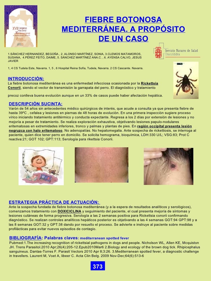 FIEBRE MEDITERRANEA fiebre mediterranea: