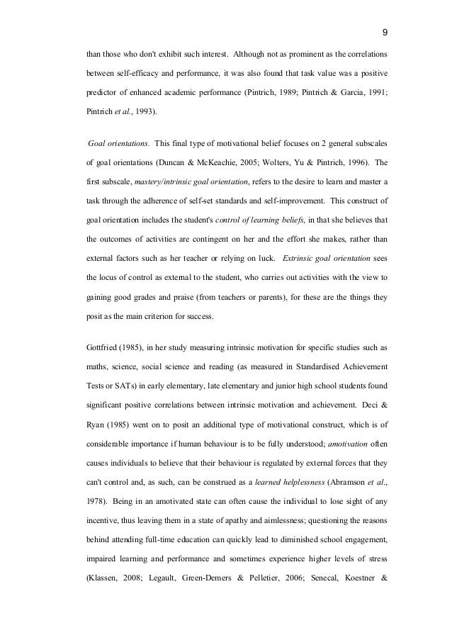 Dissertation on teacher efficacy