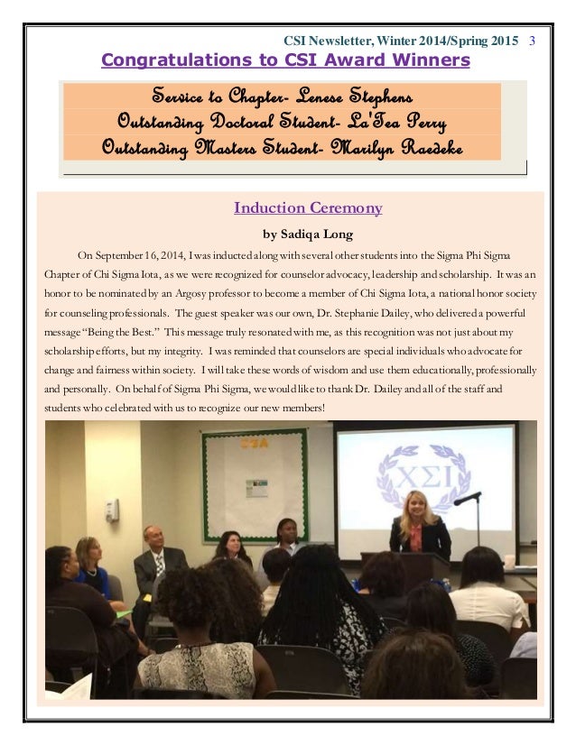 Chi Sigma Iota Cover Letter Chi Sigma Iota Cover Letter