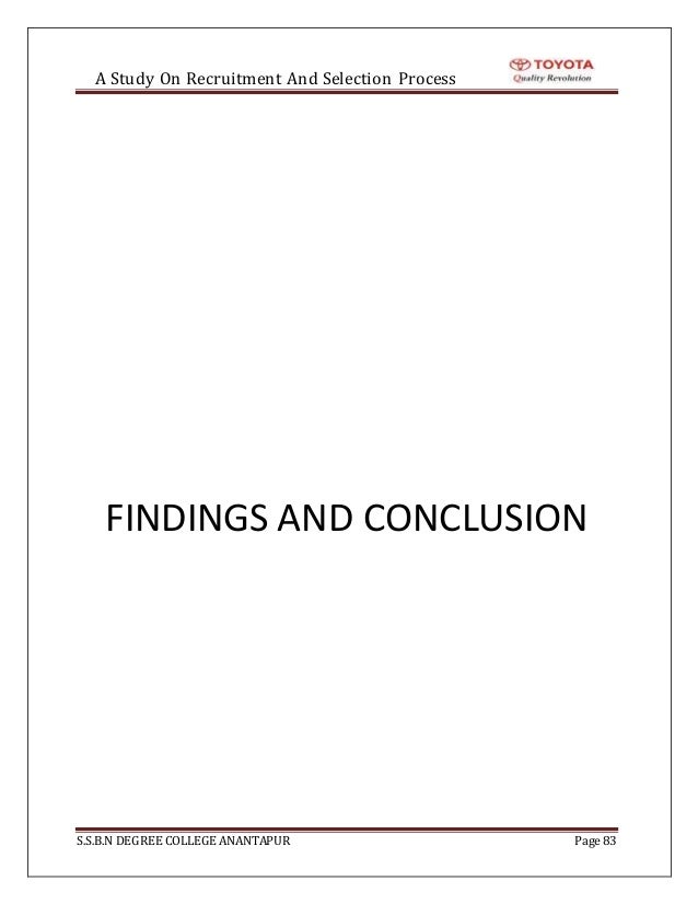 Literature Review Of Recruitment And Selection