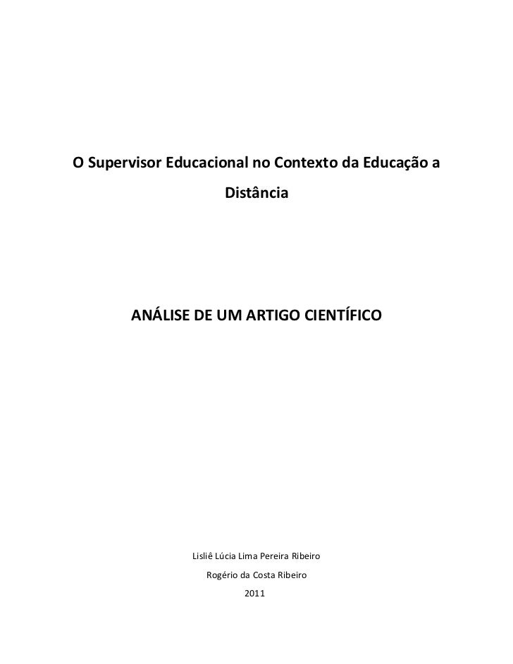 Bibliografia artigo cientifico