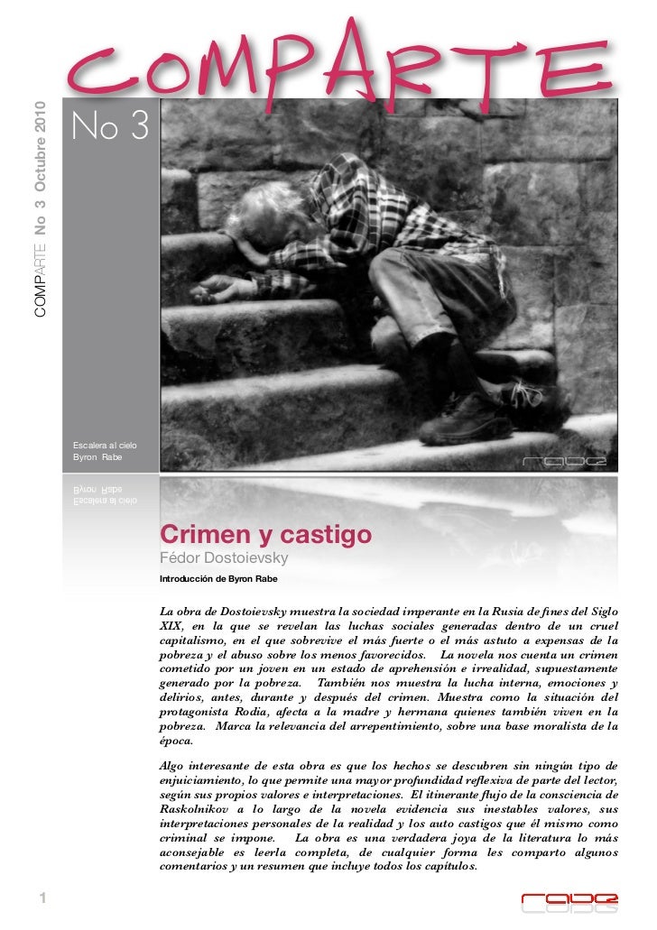 crimen y castigo essay Si todavía no la leíste, te damos 6 motivos para leer crimen y castigo que seguro no podrás dejar pasar: 1. crimen y castigo essay Si todavía no la leíste, te damos 6 motivos para leer crimen y castigo que seguro no podrás dejar pasar: 1.