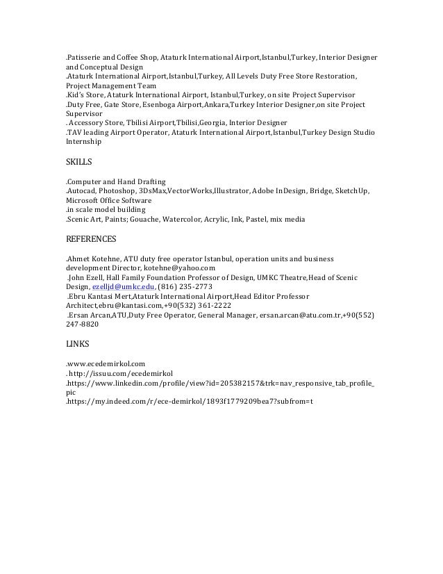 ece resume format