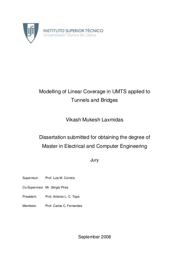 Dissertation msc thesis