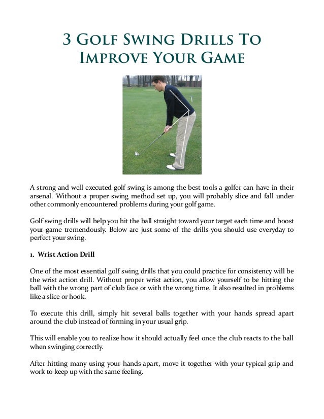 Amazing Ways To Improve Your Golf Swing