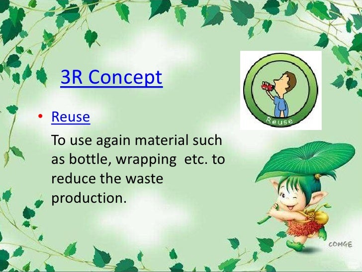 3R Reduce Reuse Recycle Essay