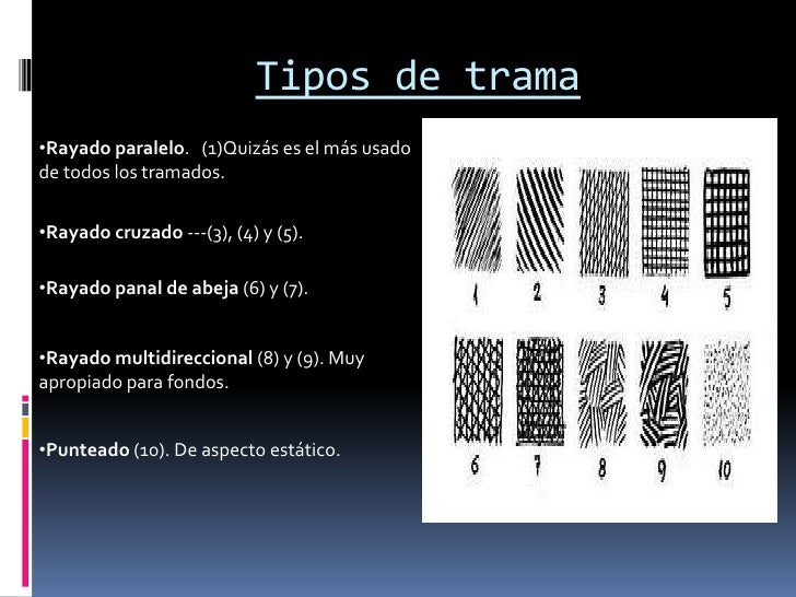 Técnica del tramado