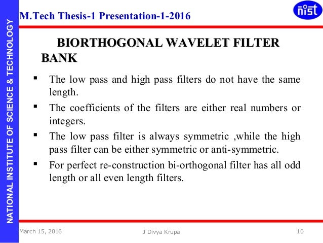 Wavelet based image compression thesis