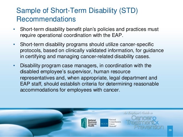 sample benefits employee policy disability