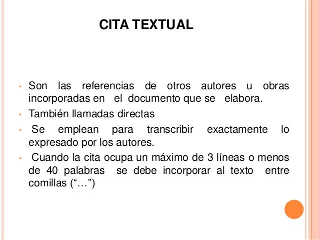Cmo citar con normas APA?