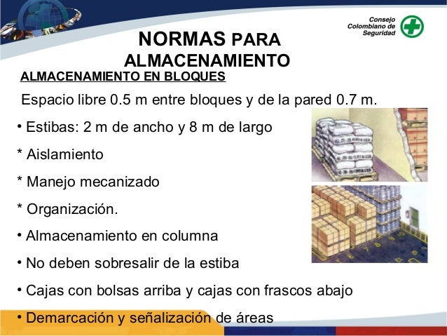 almacenamiento pruductos quimicos