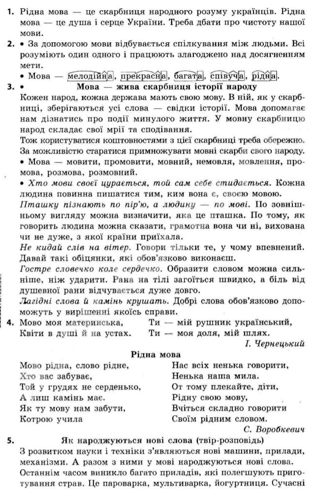 Гдз 4 класс украинская мова захарійчук 2015
