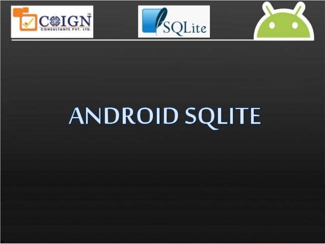 sqlite android sqlite android