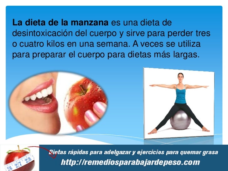 Dietas Rapidas Para Bajar De Peso